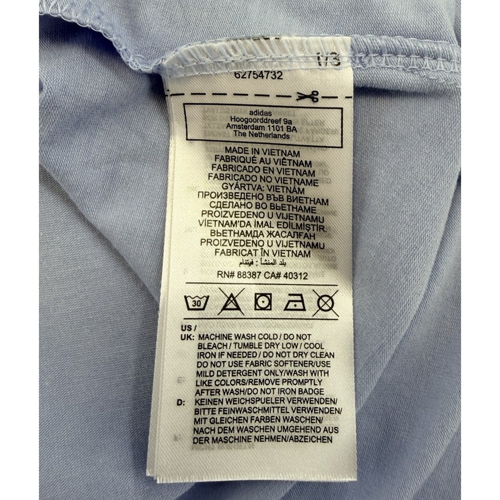 ADIDAS Men's Go-To Polo Shirt, NWT, 2XL XXL, HS1109, Color: Blue Dawn Melange - Picture 8 of 11